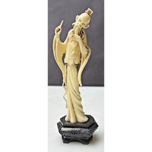 Vtg Depositato Fontanini Chinoiserie Asian Inspired Immortal God Monk Figurine